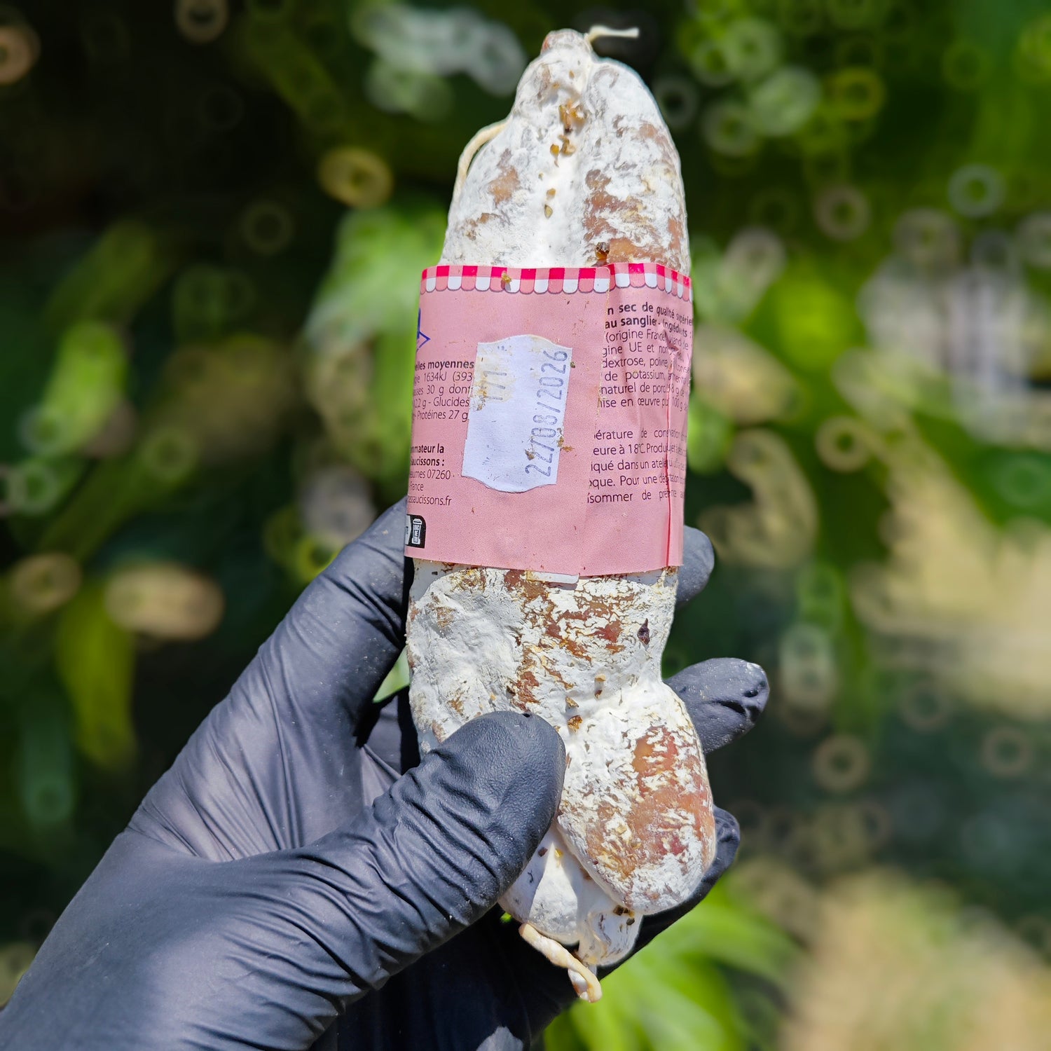 Saucisson sec porc et sanglier