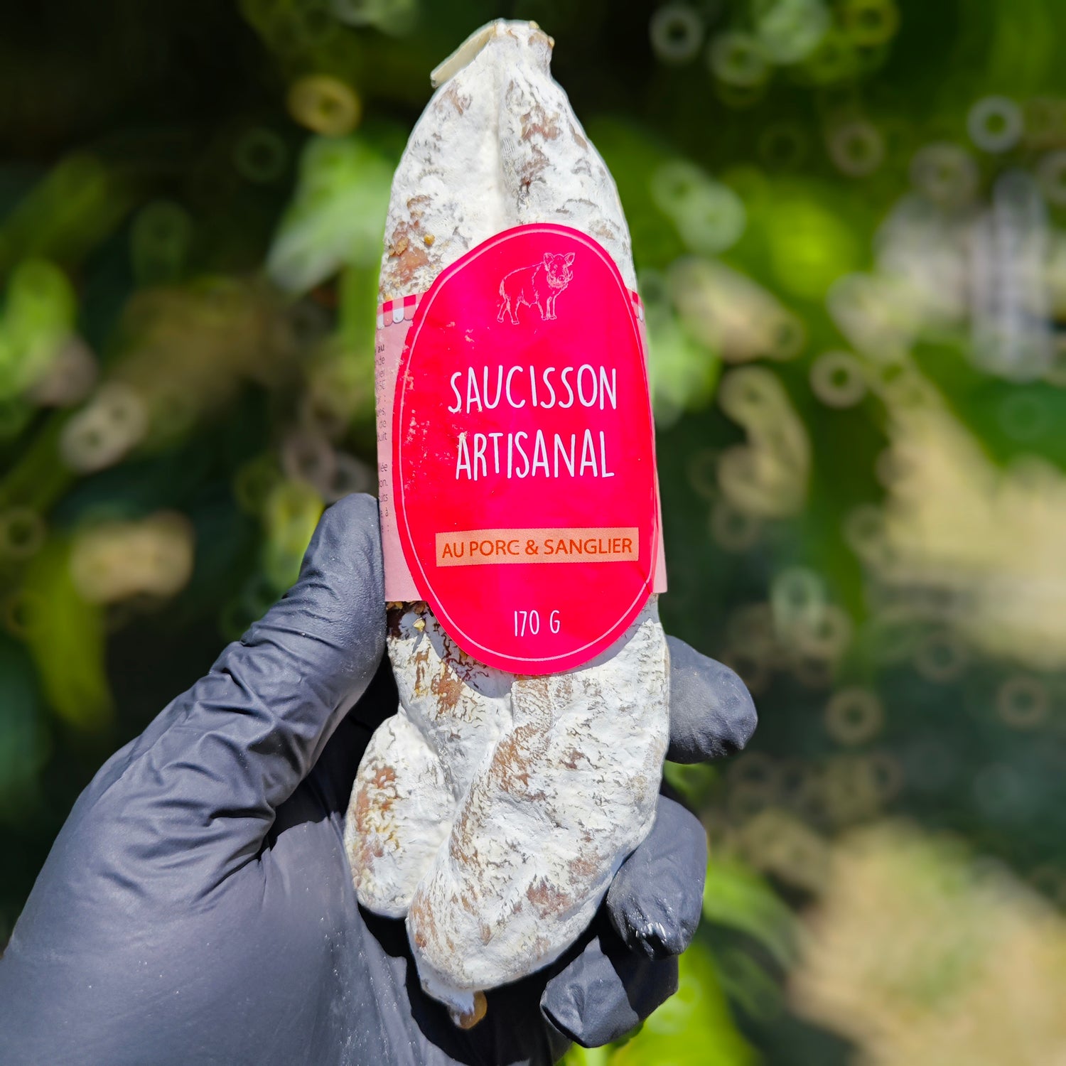 Saucisson sec porc et sanglier