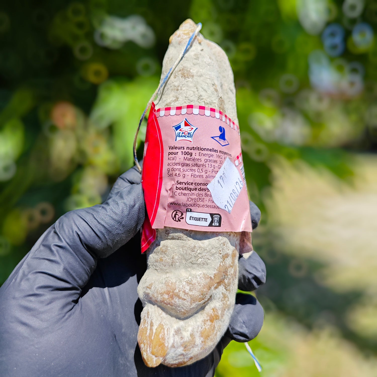 Saucisson sec au fromage de chèvre