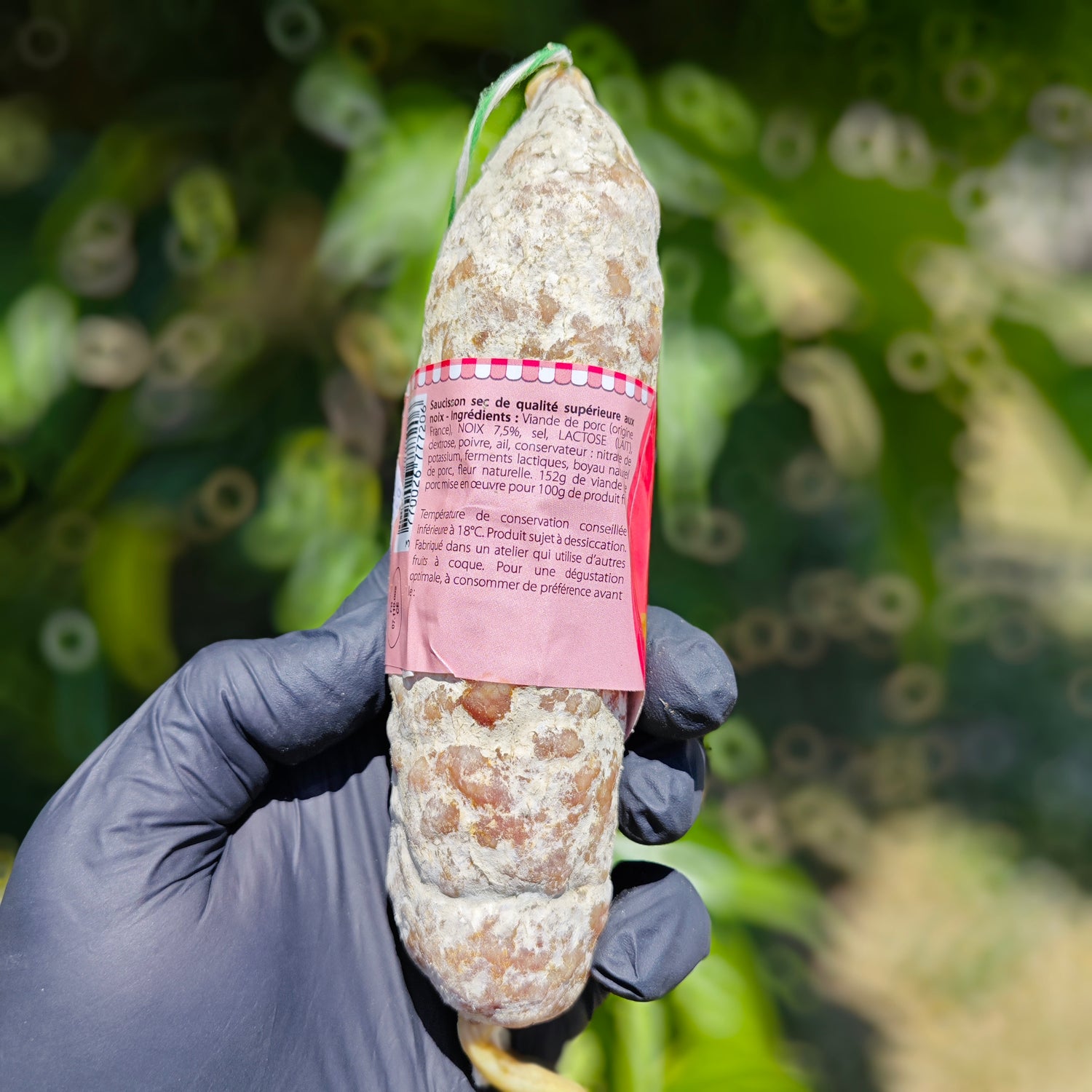 Saucisson sec aux noix