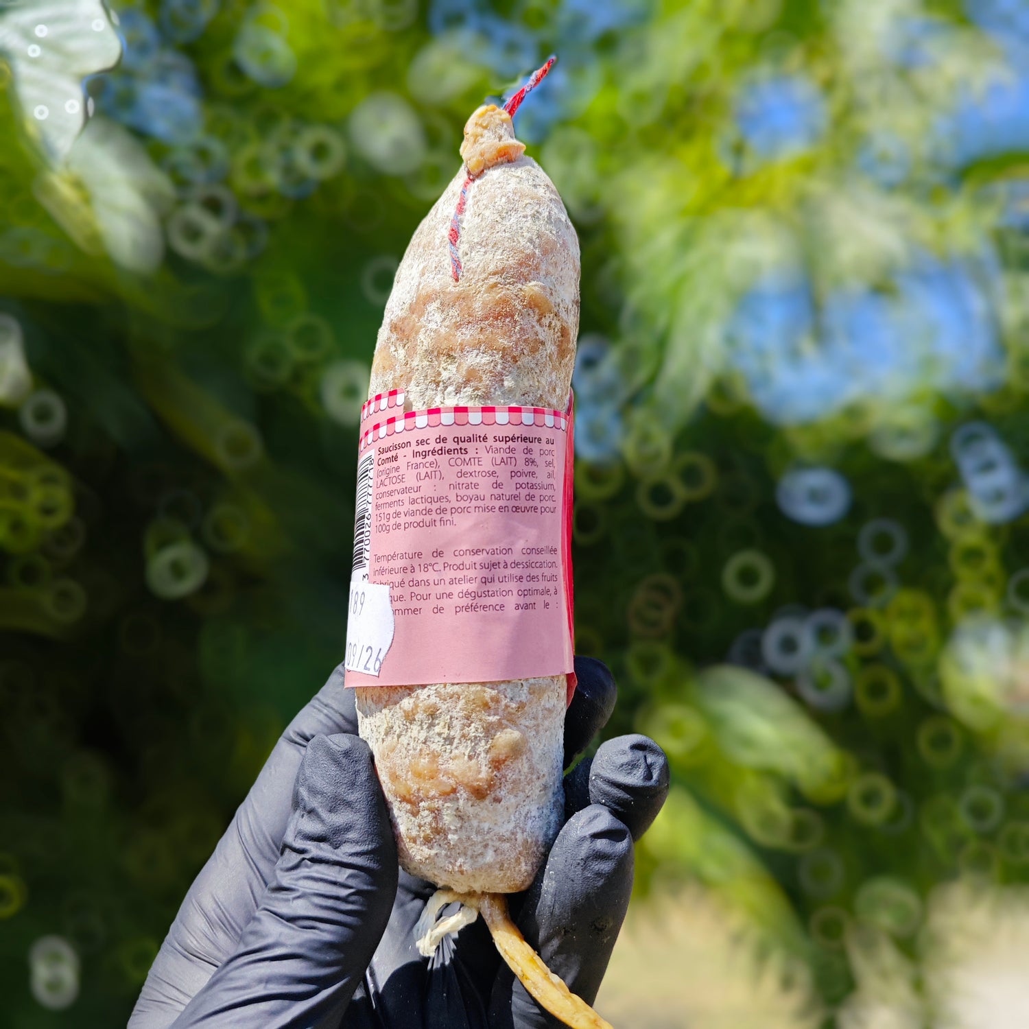 Saucisson sec au Comté