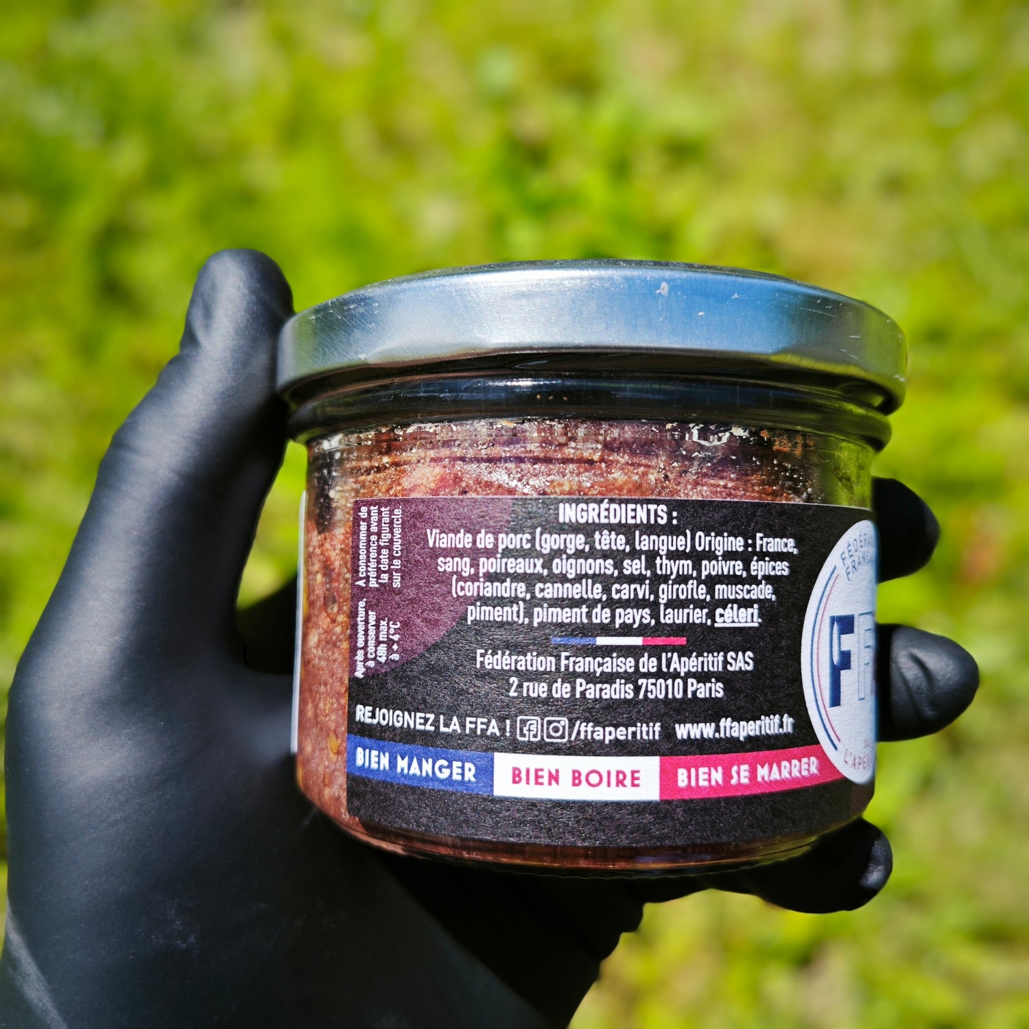 Terrine de boudin noir