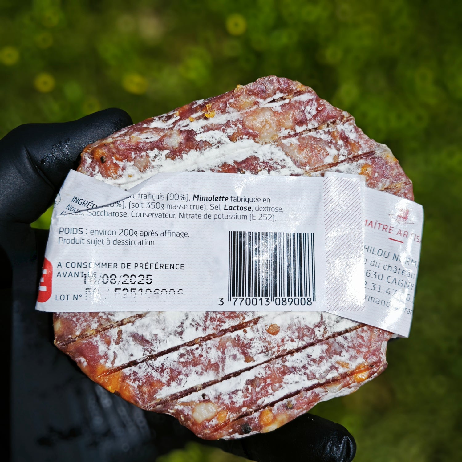 Saucisson à la mimolette