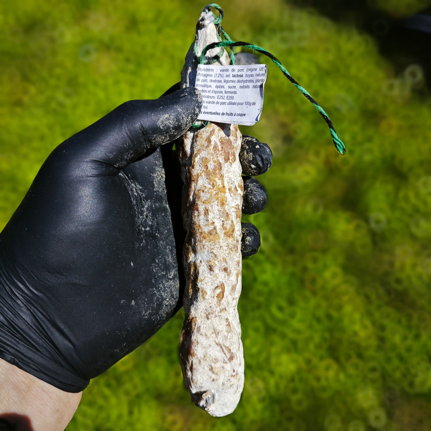 Saucisson sec aux châtaignes