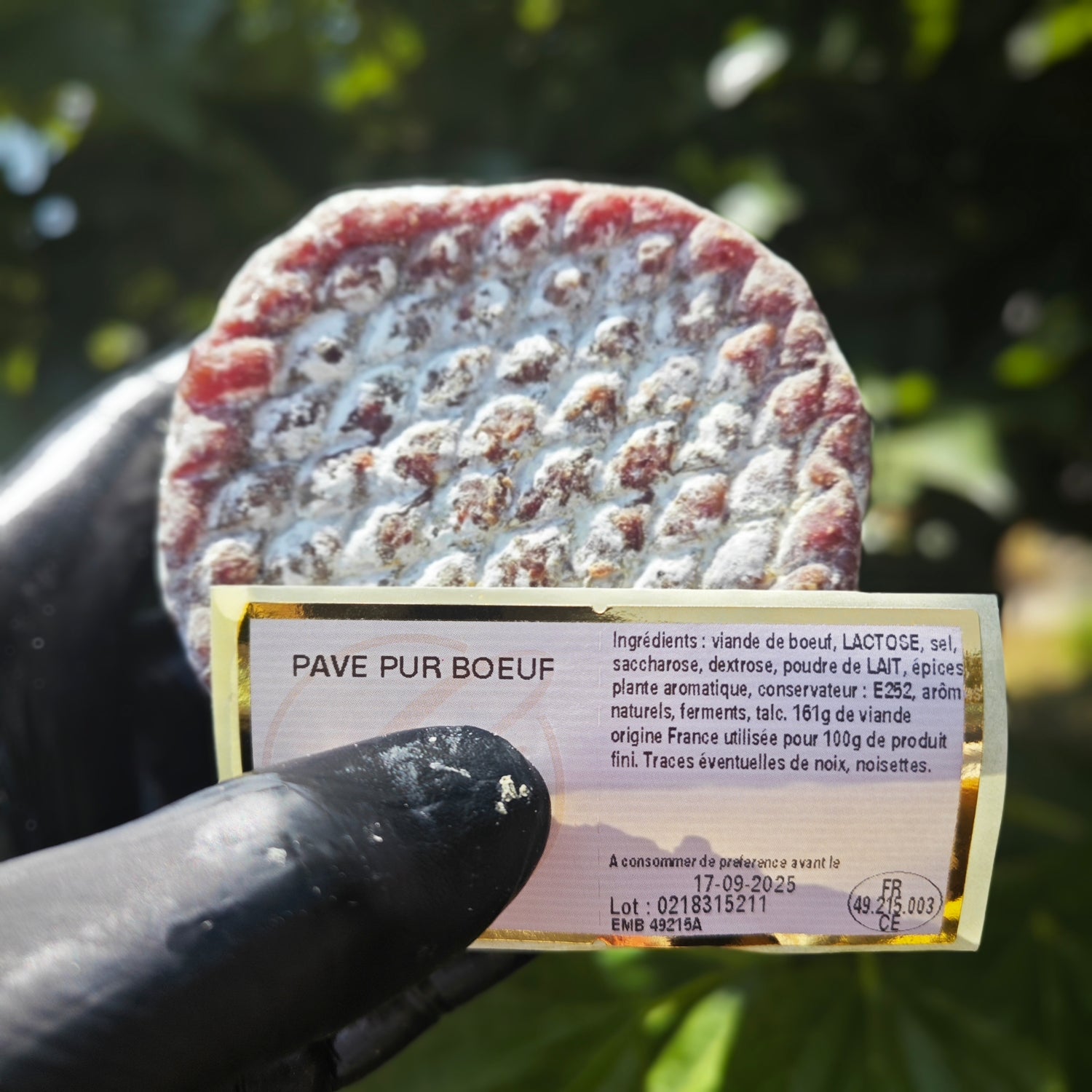 Saucisson de bœuf Angus nature