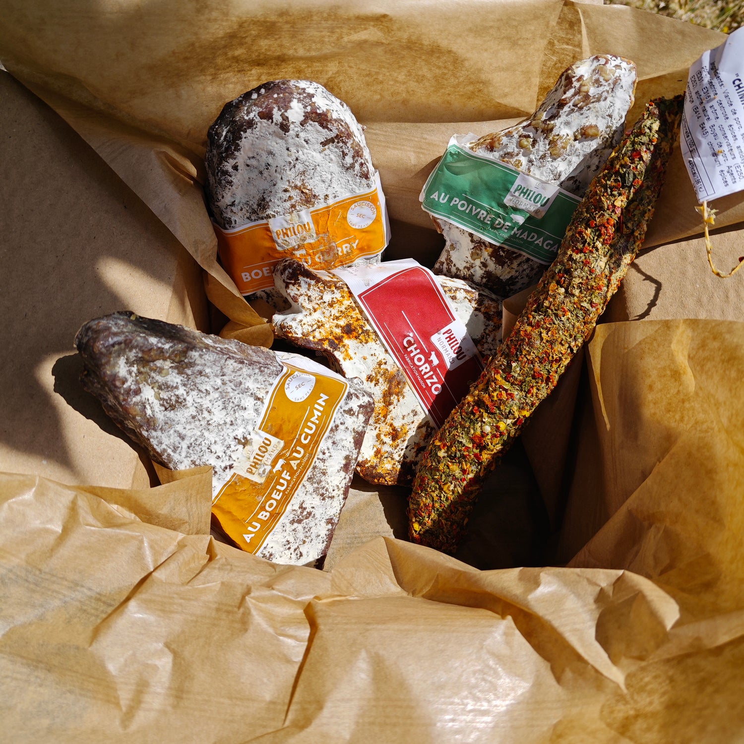 Box saucissons épicés