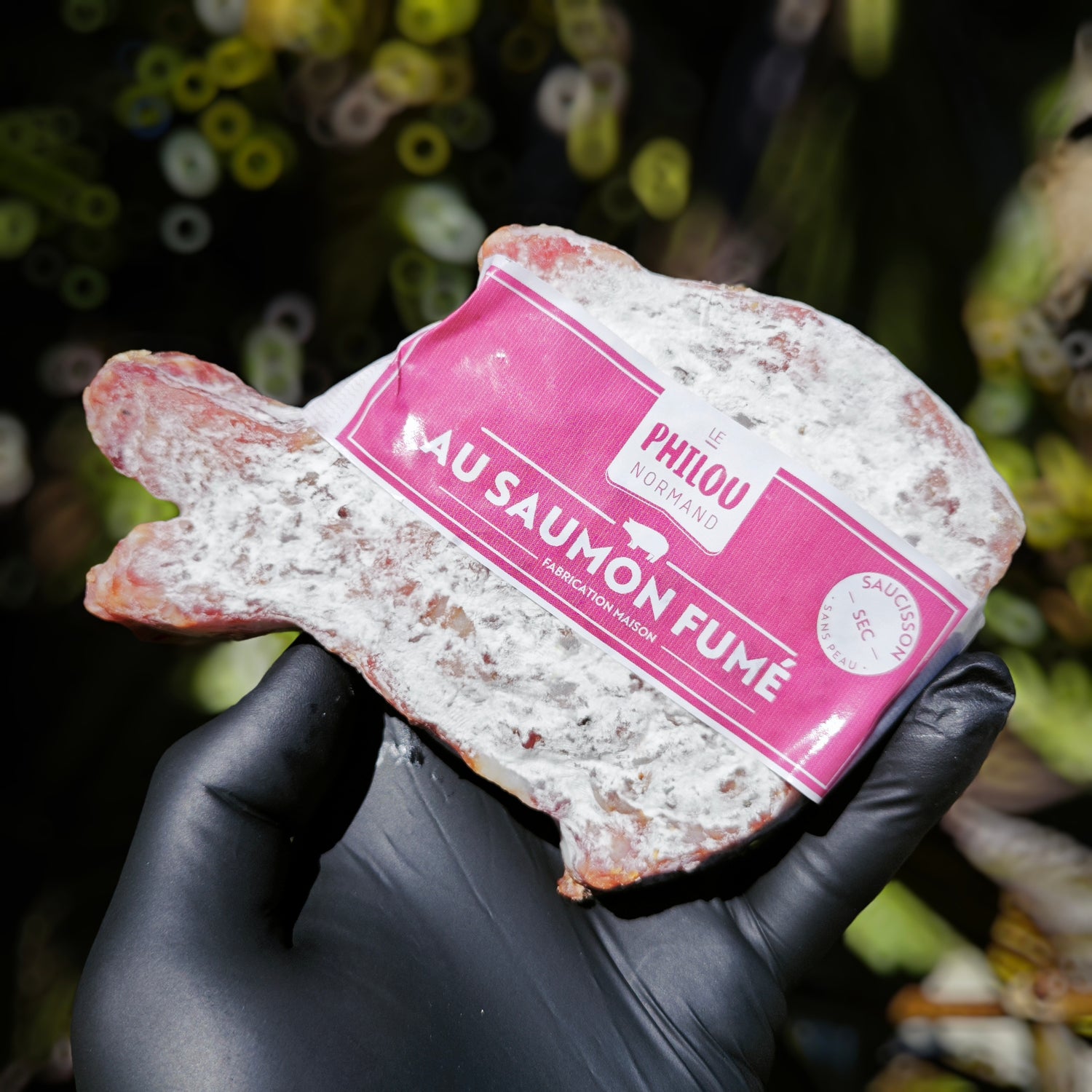 Saucisson au saumon fumé