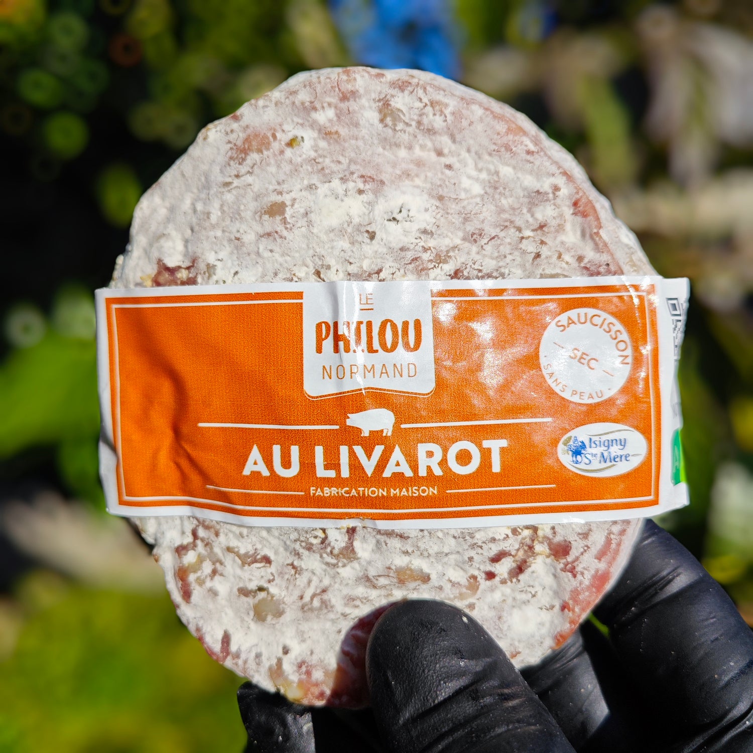 Saucisson au Livarot