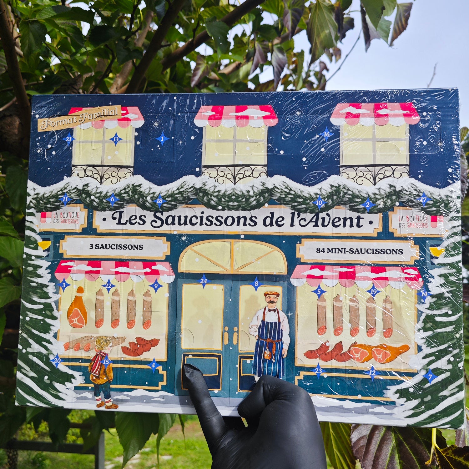 Calendrier de l'avent saucisson