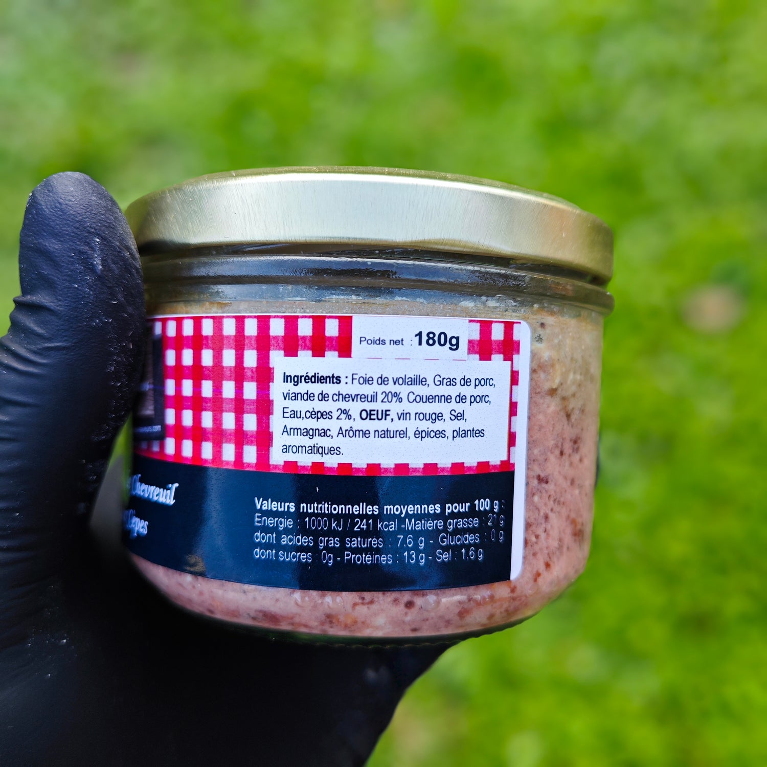 Terrine de chevreuil aux cèpes