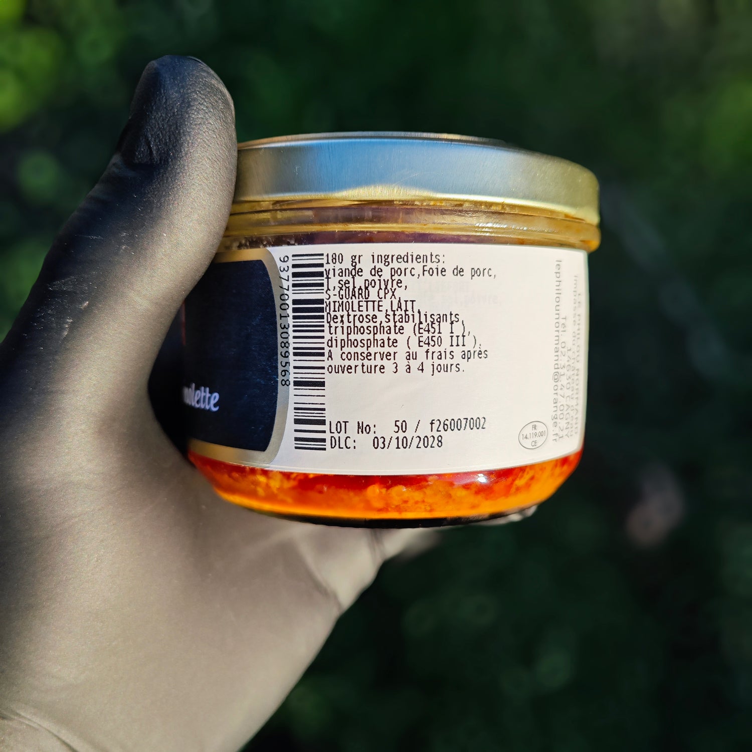 Terrine à la mimolette