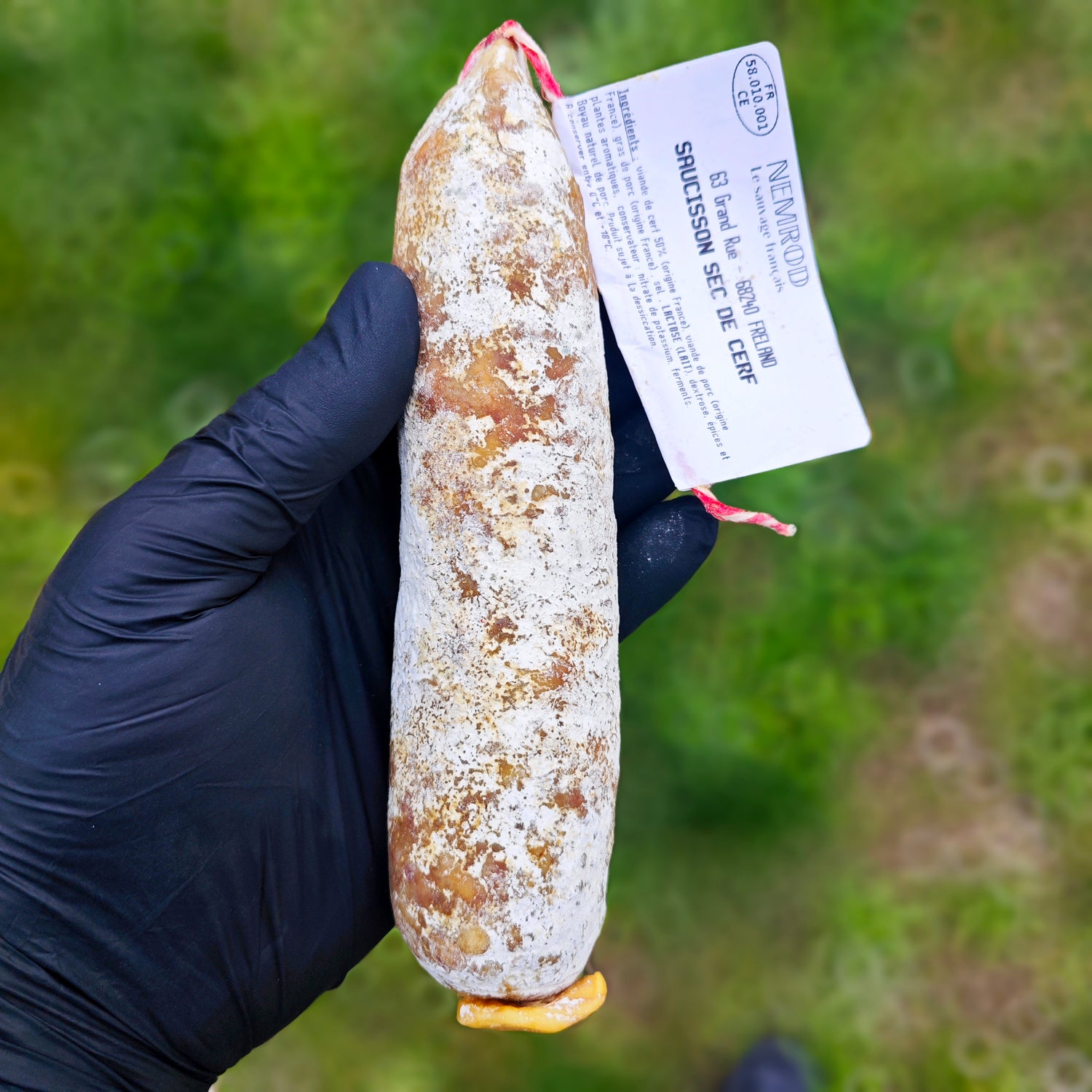 Saucisson sec au cerf