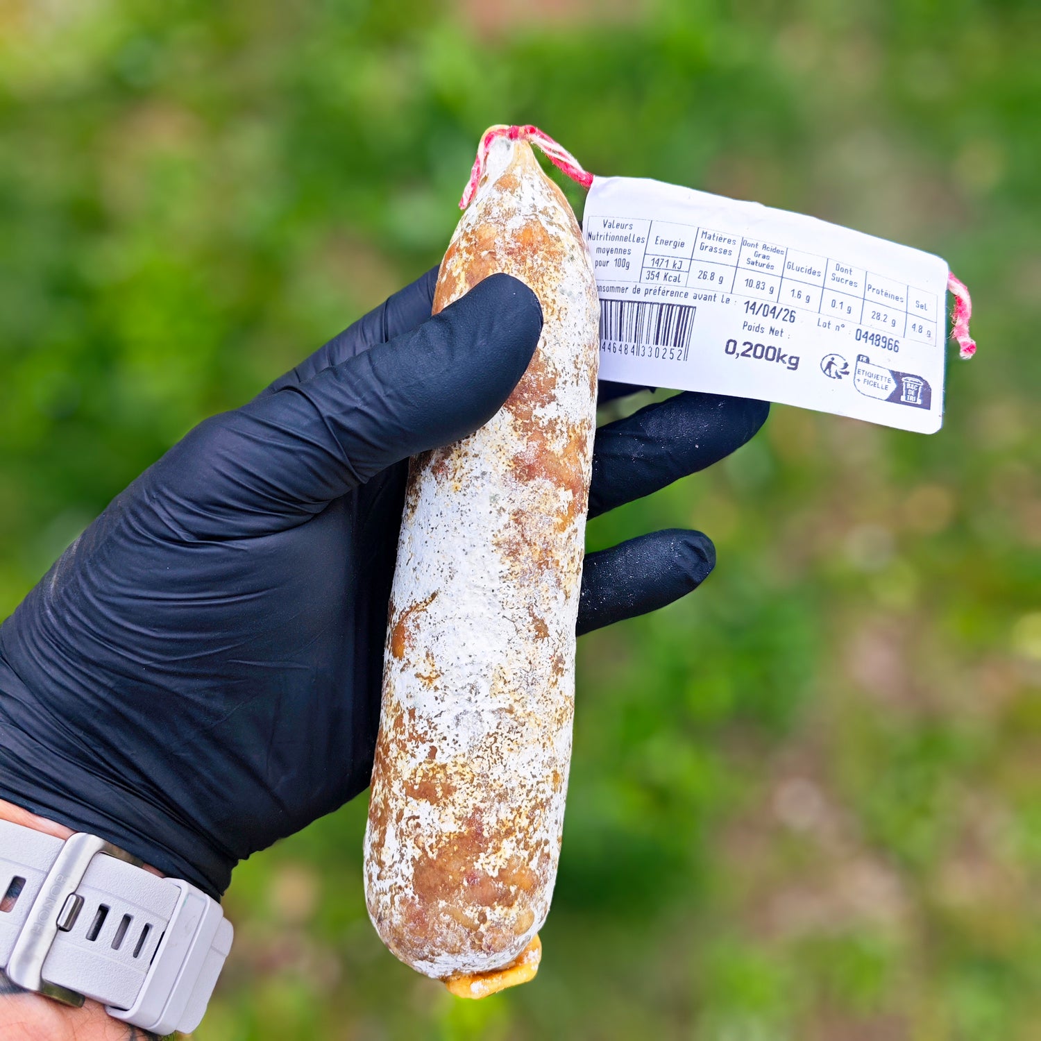 Saucisson sec au cerf