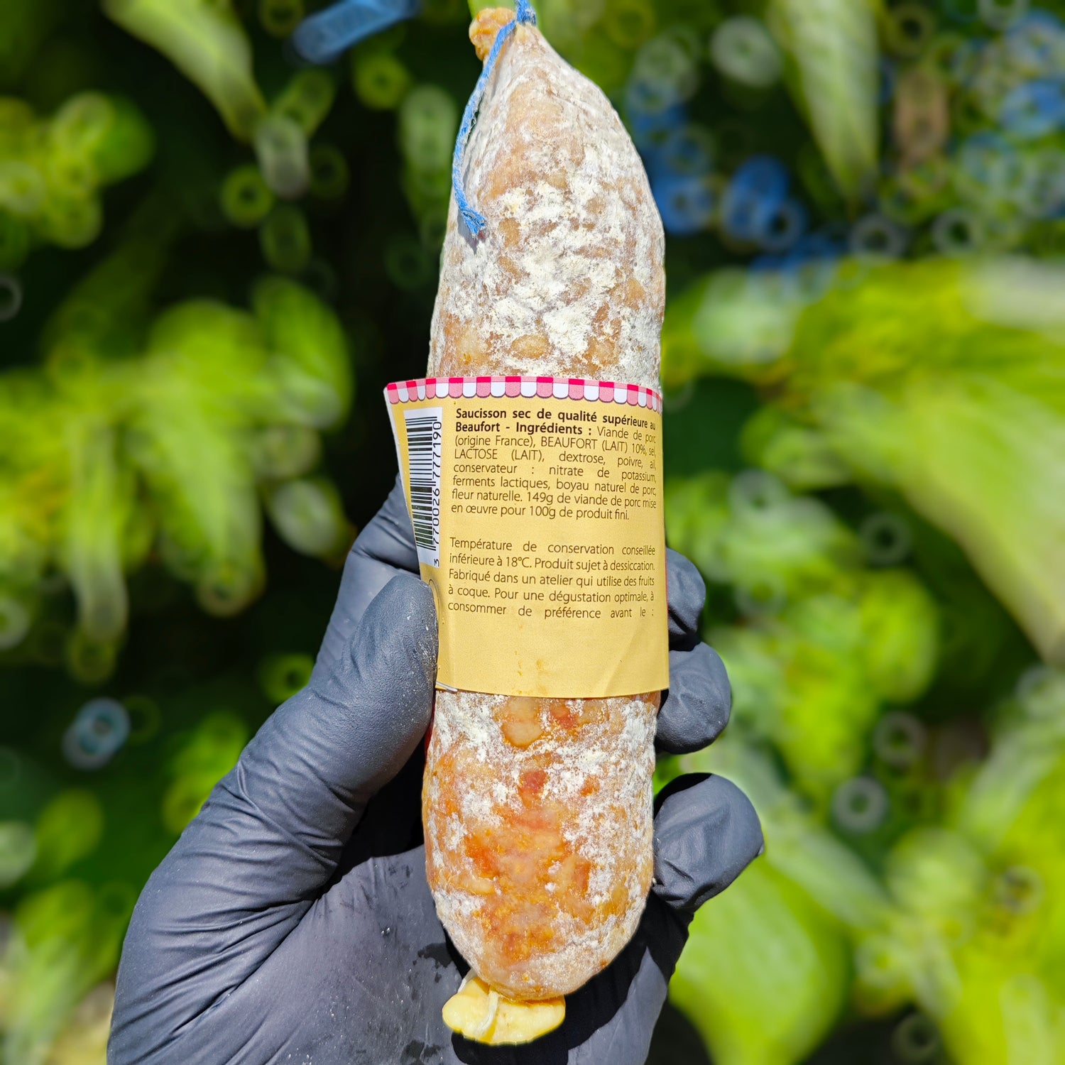 Saucisson sec au Beaufort