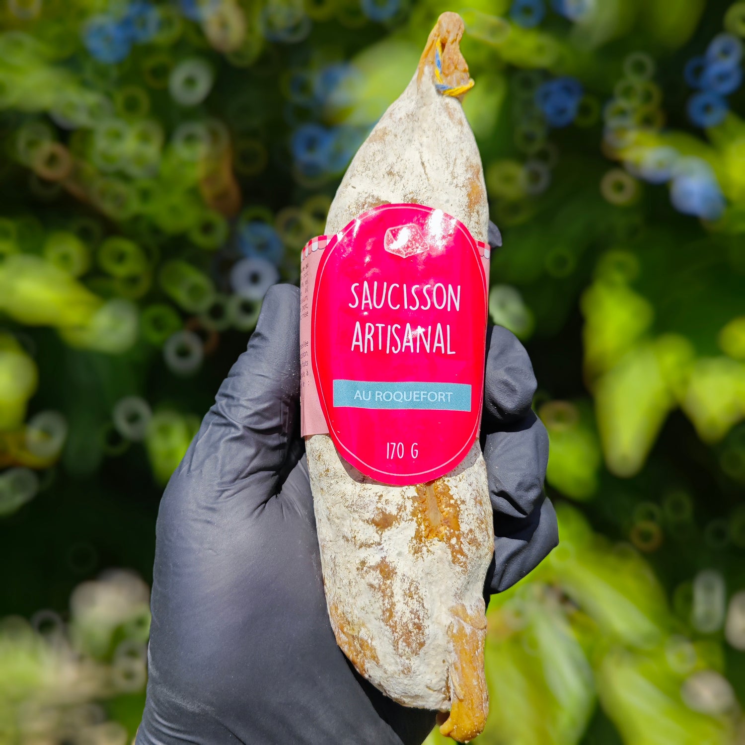 Saucisson sec au roquefort
